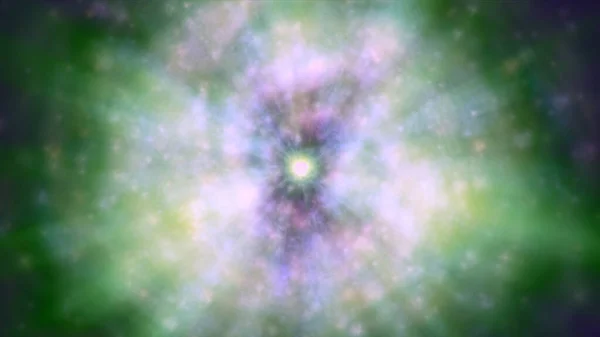 Sammanfattning Zoom Effekt Star Light Bakgrund Kosmos Illustration — Stockfoto