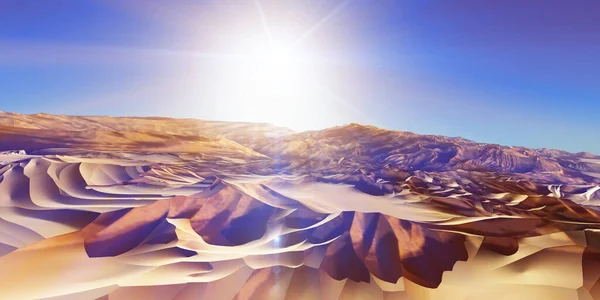 사막에서 가지는 렌더링 — 스톡 사진