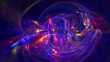 soyut nebula uzay ışığı neonu