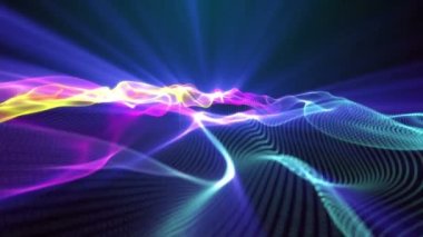 soyut arkaplan renk dalgası parlaklığı 4k