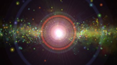 Nebula galaksisindeki yıldız patlaması. illüstrasyon oluşturucu