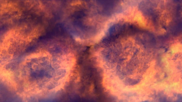 Uzayda Ateş Patlaması Soyut Illüstrasyon — Stok fotoğraf