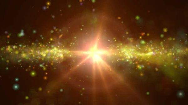 Взрыв Звезды Галактике Туманности Иллюстрация Рендеринг — стоковое фото