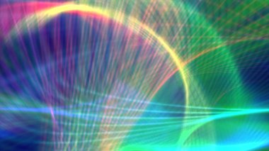 Fraktal gerçekliklerin perspektifleri soyut arkaplan illüstrasyonu