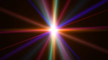 ışık efekti soyut yıldız patlaması lazer ışını çizimi