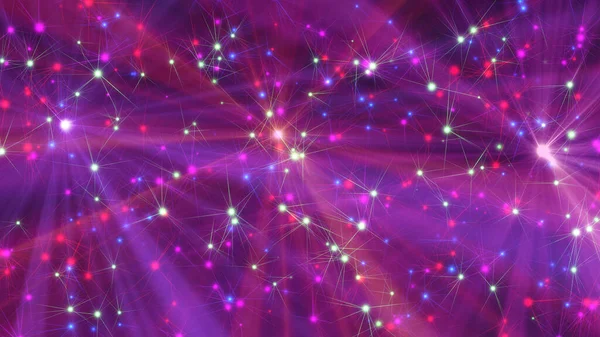 Lazer ışını neon ışınları çizimi