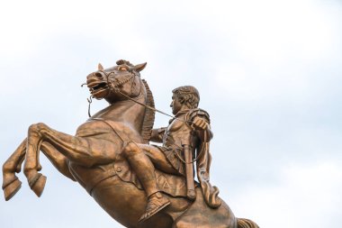 Üsküp 'teki Büyük İskender anıtı