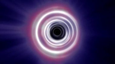 Soyut halkalar ışın ışık küresi