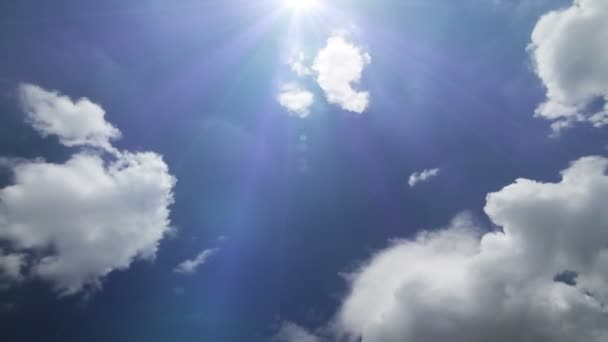 Lapse Cahaya Matahari Langit — Stok Video