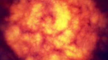 Cehennem ateşi topu patlaması. Soyut yakma 4K