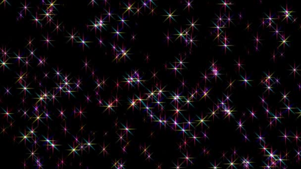 天上的星星 环绕着动画4K — 图库视频影像