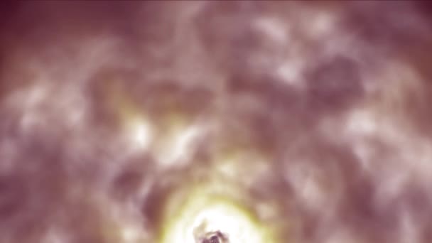 Bulutlardan Tünel Arkaplan Dokusu Renk Hareketi — Stok video