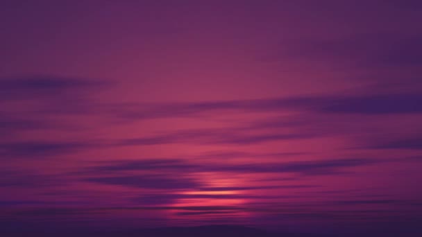 Восход Большого Солнца Время Истекает — стоковое видео