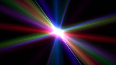 ışık efekti soyut yıldız patlaması lazer ışını çizimi