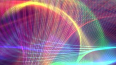 Fraktal gerçekliklerin perspektifleri soyut arkaplan illüstrasyonu