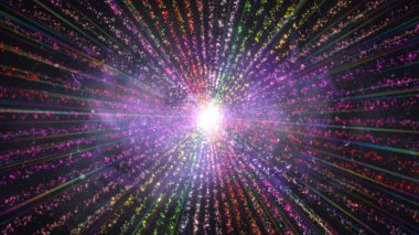 parçacık lazer ışığı renk ışın çizimi