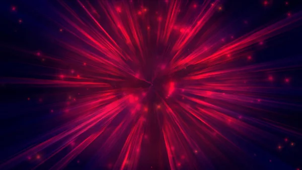 Burst Abstract Explosion Background Particle Illustration Render — Stock Photo, Image