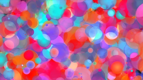 Spots Bokeh Color Abstract Background Illustration Render — Stock Photo, Image