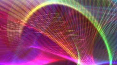 Fraktal gerçekliklerin perspektifleri soyut arkaplan illüstrasyonu