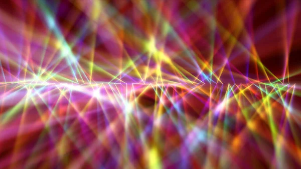 Digitálně Generovaný Neonový Laser Disco Pozadí Ilustrace Vykreslení — Stock fotografie