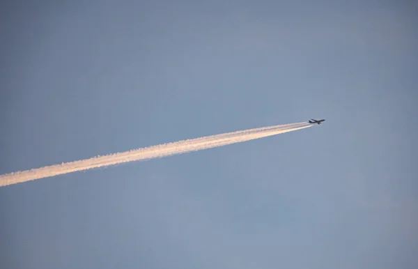 Jet Linea Aereo Cielo — Foto Stock