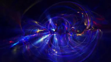 soyut nebula uzay ışığı neonu