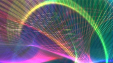 Fraktal gerçekliklerin perspektifleri soyut arkaplan illüstrasyonu