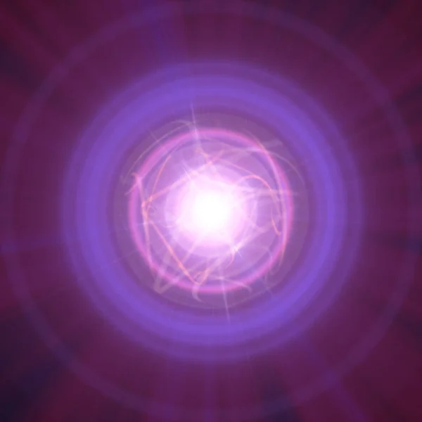 Sterk Gemagnetiseerde Roterende Neutronenster Abstracte Illustratie — Stockfoto