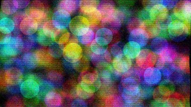 Bokeh soyut arkaplan çizimine sahip renkli daireler