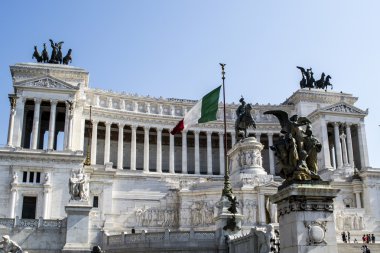 Vittorio emanuele II 'nin anıtı.