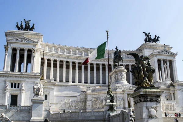 Vittorio emanuele II 'nin anıtı.