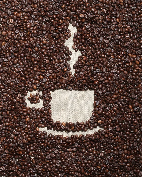 Kaffe kopp bild Royaltyfria Stockfoton