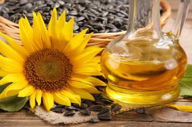 Ayçiçek yağı, tohum ve ayçiçeği 