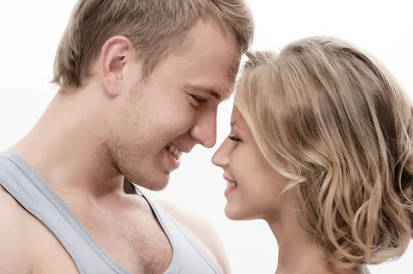 Portrait of a young couple — Stock Photo, Image