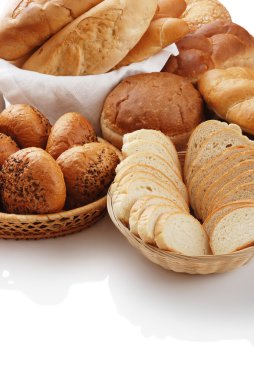 farklı ekmek yığını