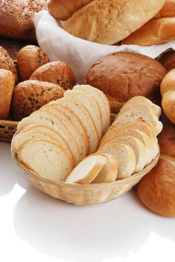 farklı ekmek yığını