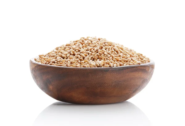 De graankorrel in zakken en een bowl — Stockfoto