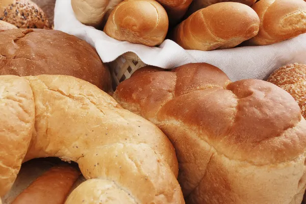 Heap of different bread — Stock Photo, Image