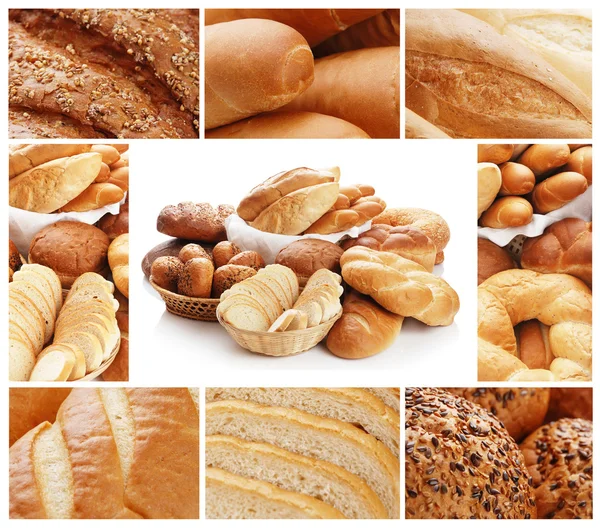 Hoop van verschillende brood — Stockfoto