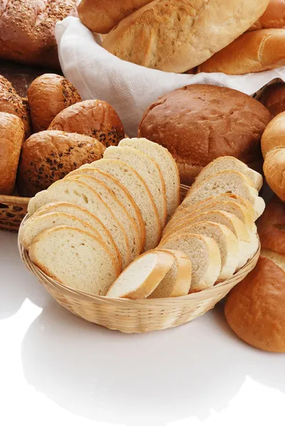 Hoop van verschillende brood — Stockfoto