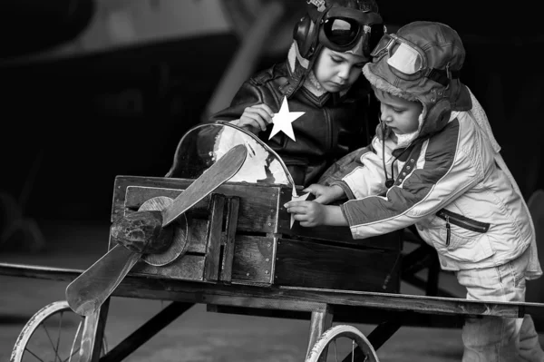 Junge Flieger — Stockfoto