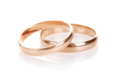 Evlilik yüzükleri.