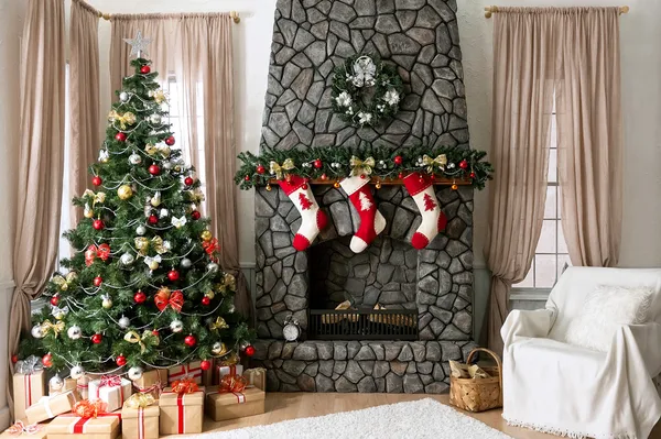 Kerstmis interieur — Stockfoto