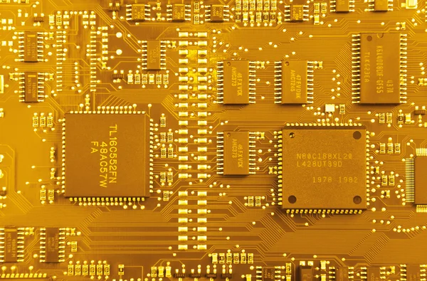 Elektronisk system bord - Stock-foto