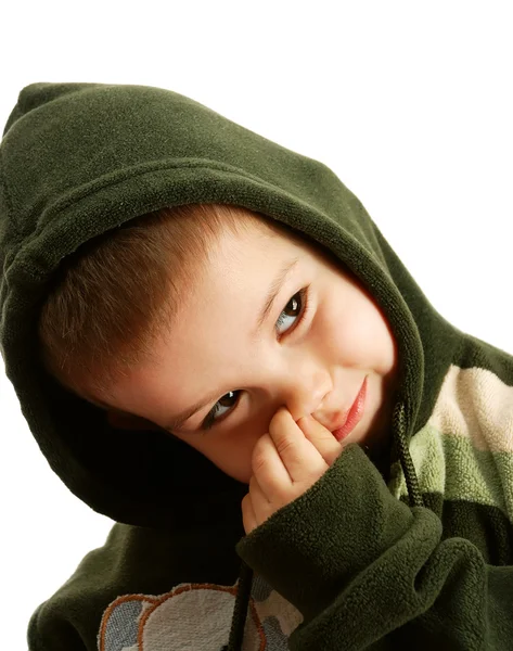 Niño en auriculares —  Fotos de Stock