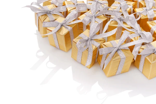 Boxes with gifts — Stock Photo, Image