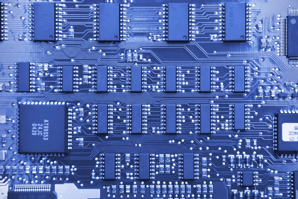 Elektronische systeemkaart — Stockfoto