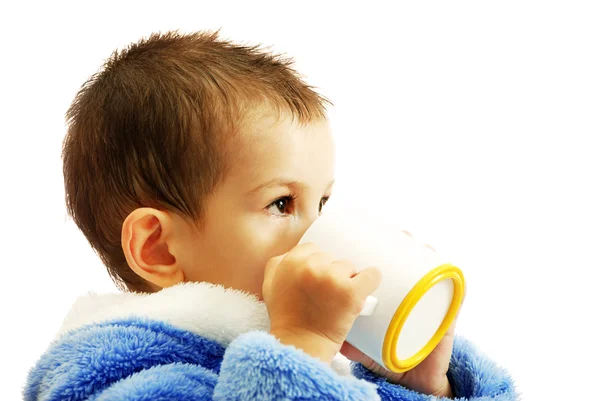 Niño después de bañarse —  Fotos de Stock