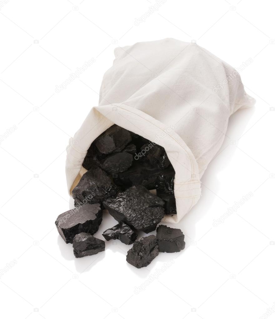 Coal in a bag