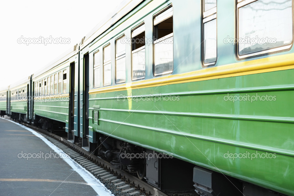 Train at platform